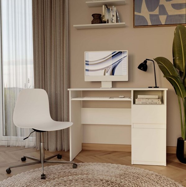 TP Living Psací stůl Porto 98 cm pravý bílý