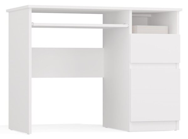 TP Living Psací stůl Porto 98 cm pravý bílý