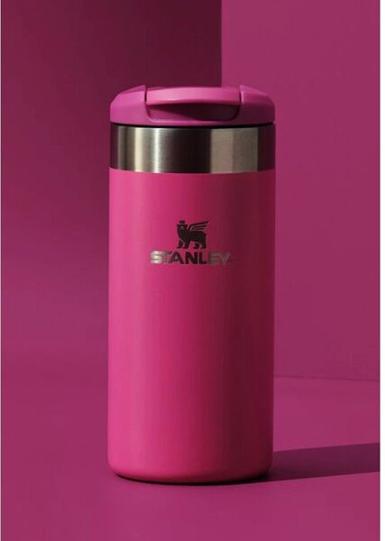 Růžový termo hrnek z nerezové oceli 350 ml AeroLight™ Transit Mug Violet Blossom – Stanley