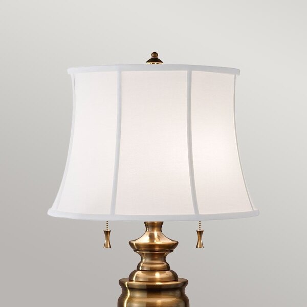 Feiss FE-STATEROOM-TL-BB - Stolní lampa STATEROOM 2xE27/60W/230V mosaz
