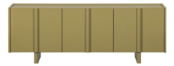 Zelený TV stolek z borovicového dřeva 152x53x46 cm Basu – WOOOD