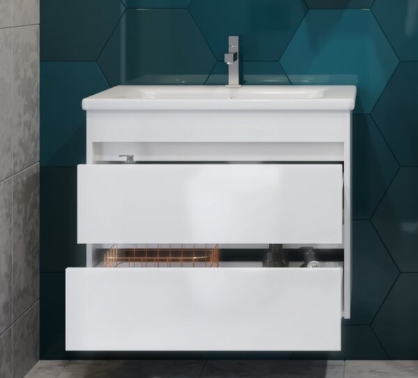 Lavedo Luton Otto II. 55 White koupelnová skříňka s umyvadlem