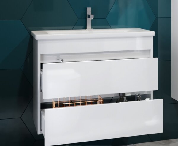 Lavedo Luton Otto II. 55 White koupelnová skříňka s umyvadlem