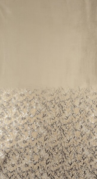 ZATEMŇOVACÍ ZÁVĚS NA KROUŽCÍCH TORI 140X250 CM VZOROVANÁ