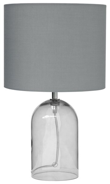 Stolní lampa DEVOLL Sklo Šedá