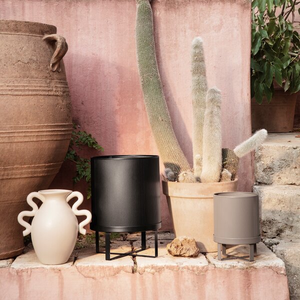 FERM LIVING Květináč Bau Pot Small, Dark Green