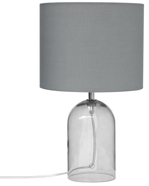 Stolní lampa DEVOLL Sklo Šedá