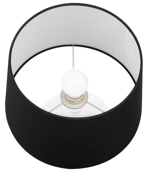Stolní lampa OSUM Sklo Černá