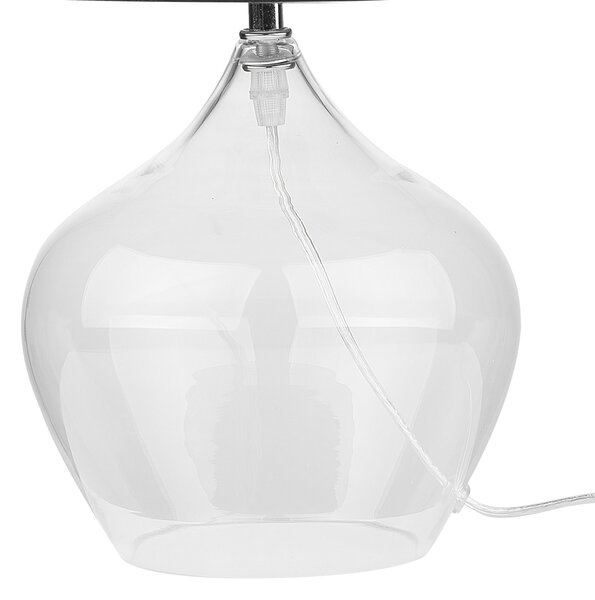 Stolní lampa OSUM Sklo Černá