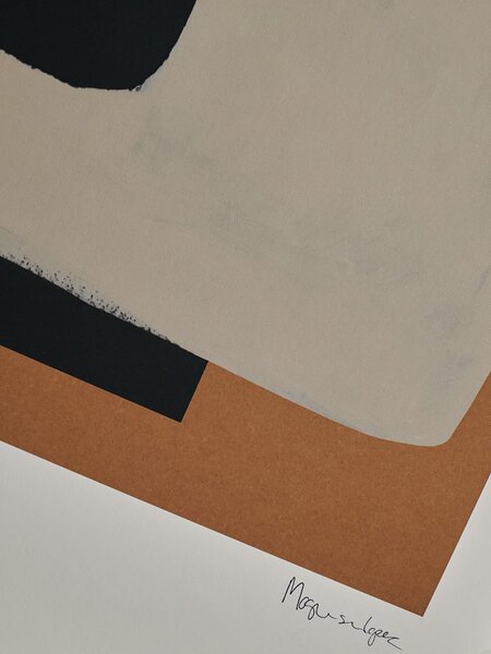 The Poster Club Autorský plakát Beige On Black by Berit Mogensen Lopez - 50 x 70 cm TPC111