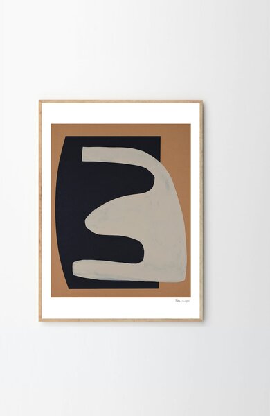 The Poster Club Autorský plakát Beige On Black by Berit Mogensen Lopez - 50 x 70 cm TPC111