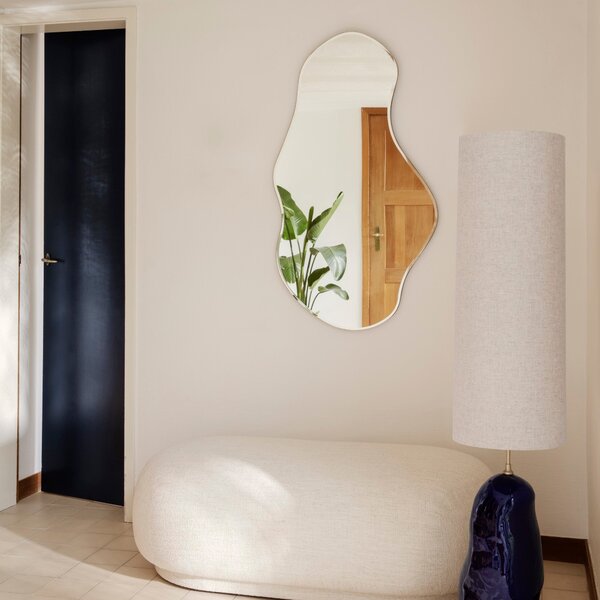 FERM LIVING Zrcadlo Pond Large, Brass
