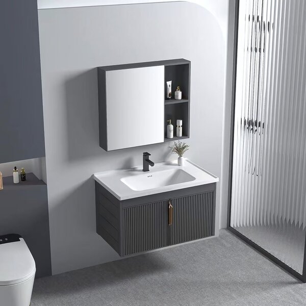 Sada koupelnového nábytku s umyvadlem Astor 60cm Grey