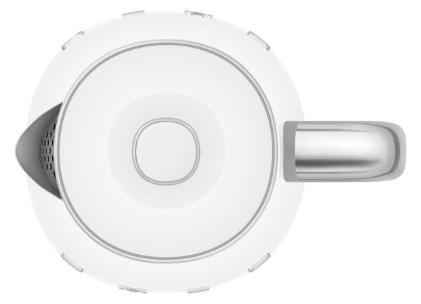 Bílá rychlovarná konvice z nerezové oceli 800 ml Retro Style – SMEG