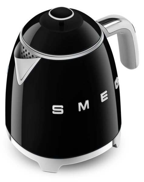 Černá rychlovarná konvice z nerezové oceli 800 ml Retro Style – SMEG