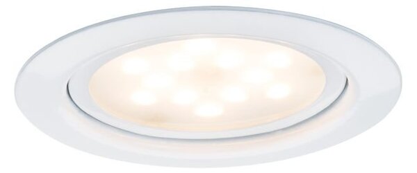 P 93554 Nábytkové zápustné svítidlo - sada 3ks Micro Line LED bílá - PAULMANN