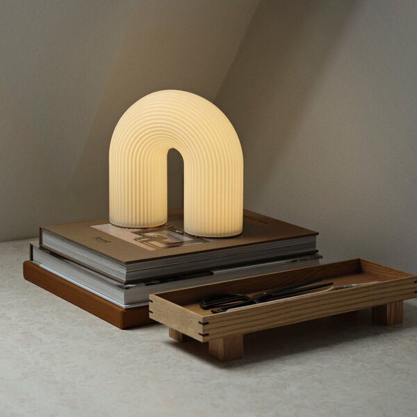 FERM LIVING Dřevěný podnos Bon Large, Oak