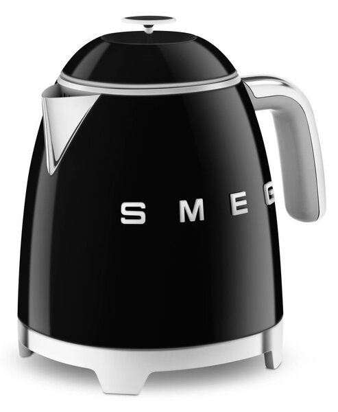 Černá rychlovarná konvice z nerezové oceli 800 ml Retro Style – SMEG