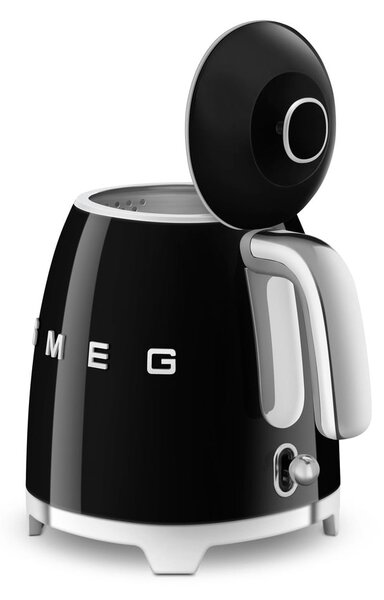 Černá rychlovarná konvice z nerezové oceli 800 ml Retro Style – SMEG