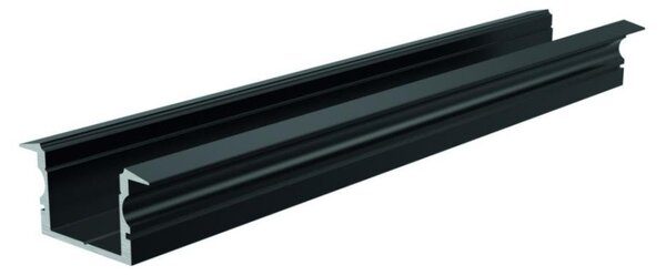 IMPR 975163 ET-02-15 vysoký T-profil pro 15 - 16,3 mm LED pásek matná černá - DEKOLIGHT