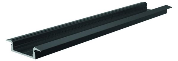 IMPR 975063 ET-01-15 plochý T-profil pro 15 - 16,3 mm LED pásek černá - DEKOLIGHT