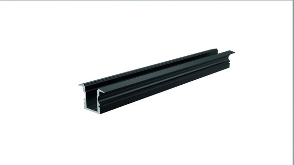 IMPR 975103 ET-02-08 vysoký T-profil pro 8 - 9,3 mm LED pásek matná černá - DEKOLIGHT