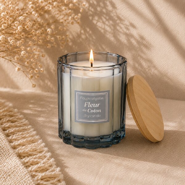 Esprit Provence Květ bavlníku Vonná svíčka, 100 g