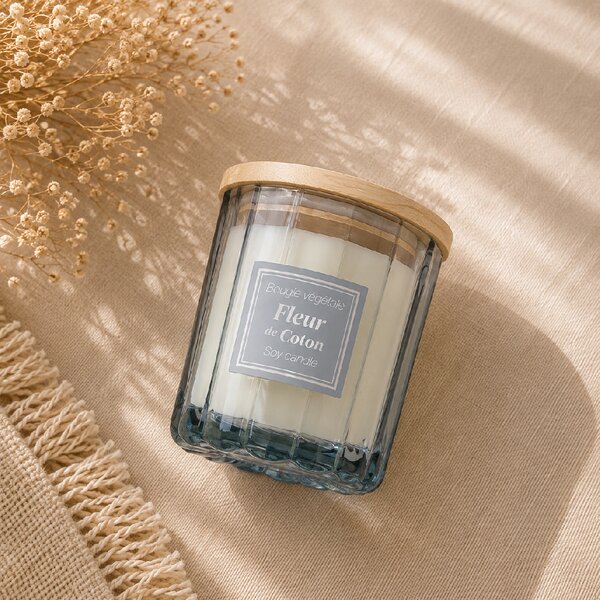 Esprit Provence Květ bavlníku Vonná svíčka, 100 g