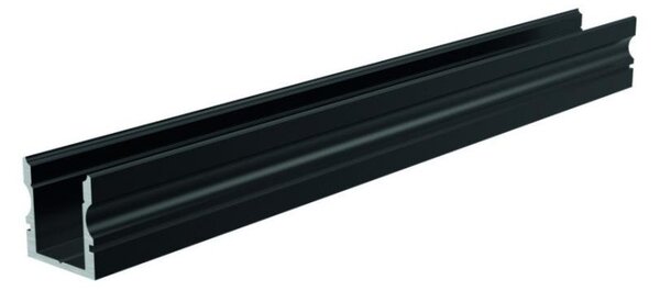 IMPR 970123 AU-02-10 vysoký U-profil pro 10 - 11,3 mm LED pásek matná černá - DEKOLIGHT