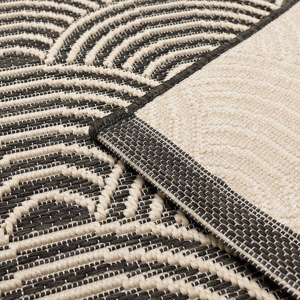 Koberec Jersey Home beige/black 120x170cm