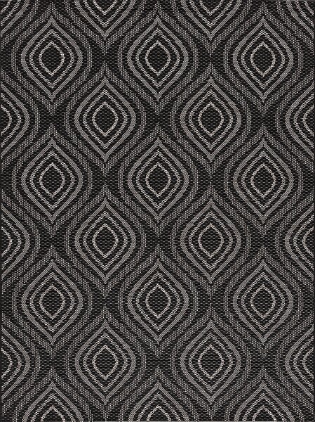 Koberec Breeze black/ clif grey 120 x 170 cm