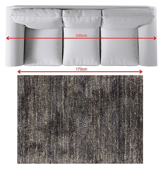 Koberec Royal Living dark grey/sailor blue 120x170cm