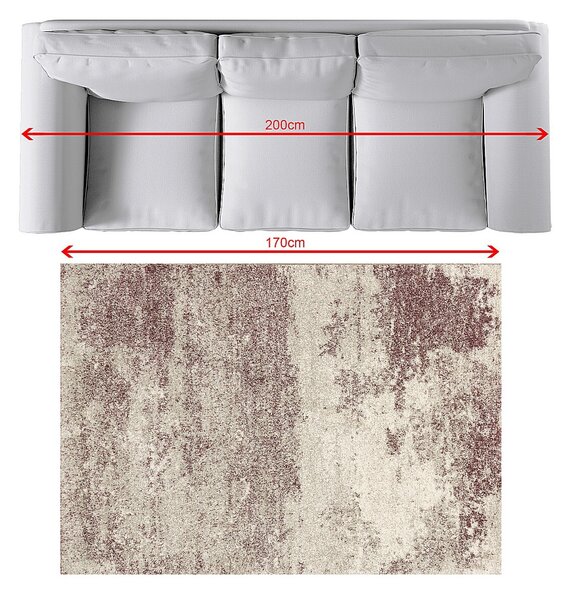 Koberec Softness silver/dusty lavender 120x170cm
