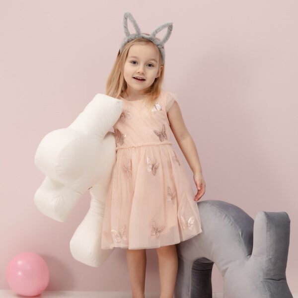 Kojící polštář Velvet Bunny gray