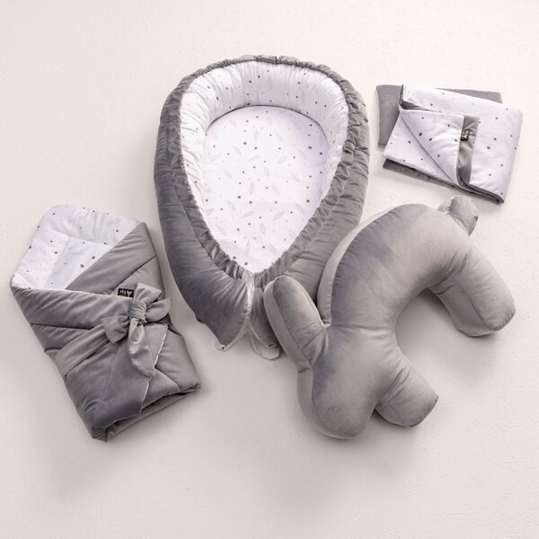 Hnízdečko Velvet Nest Premium gray
