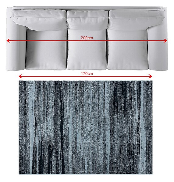 Koberec Sevilla sky blue/frost grey 120x170cm