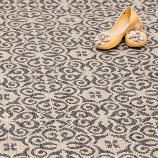 Koberec Modern Ethno sand/ antracite 200x290cm