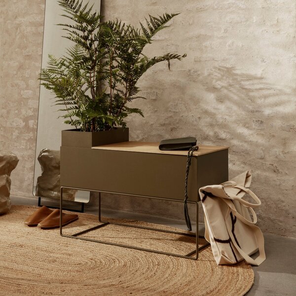 FERM LIVING Truhlík Plant Box Large, Cashmere