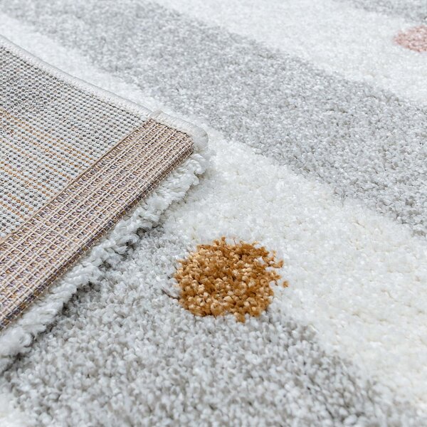 Koberec Stripes and Dots beige 120x170 cm