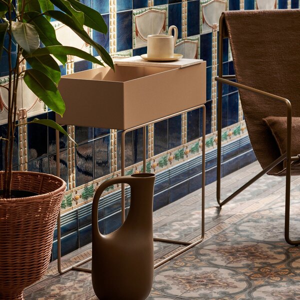 FERM LIVING Vrchní tác pro Plant Box, Beige Marble