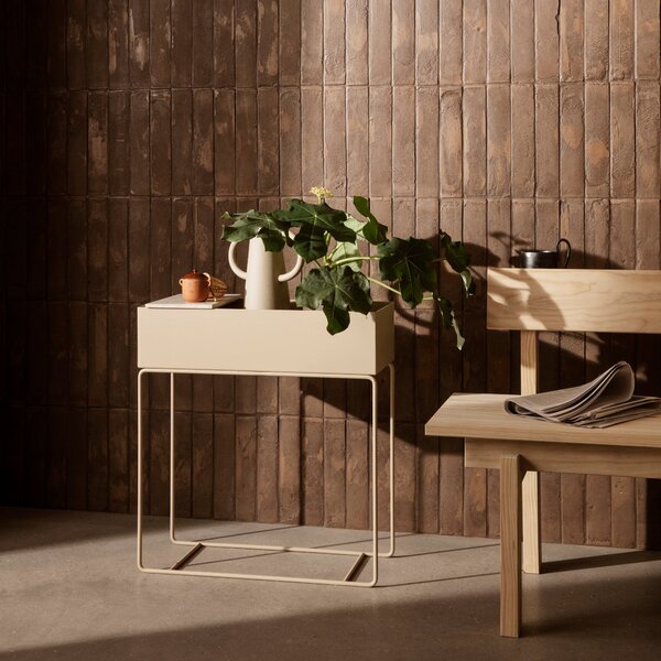 FERM LIVING Truhlík Plant Box, Dark Chocolate