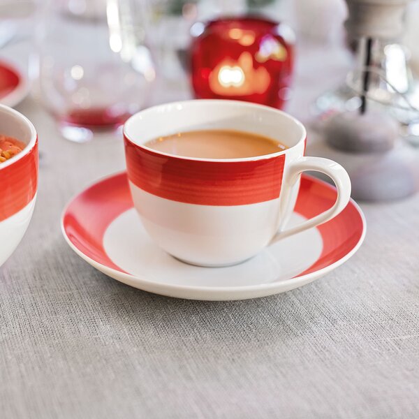 Villeroy&Boch Colourful Life Deep Red šálek &podšálek na kávu/čaj 0.22ml