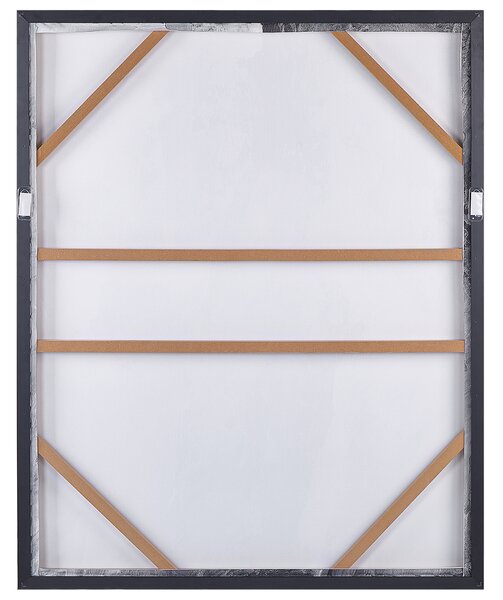 Plátno JESI 83 x 103 cm Abstraktní motiv Šedá