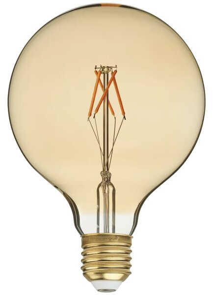 -25 % Dny MOMENTI– Bolia Zlatá stmívatelná LED žárovka Globe E27 2W
