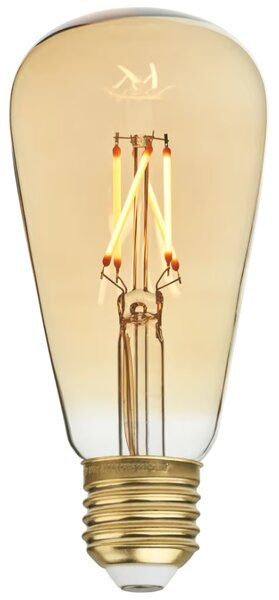 -25 % Dny MOMENTI– Bolia Zlatá stmívatelná LED žárovka Edison E27 2W