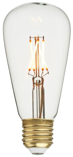 -25 % Dny MOMENTI– Bolia Transparentní stmívatelná LED žárovka Edison E27 4W