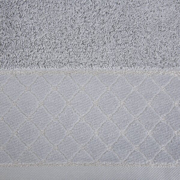 FROTÉ RUČNÍK MARTHA 50X90 CM STŘÍBRNÁ