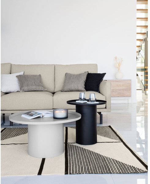 Béžová žinylková pohovka 214 cm Galene – Kave Home
