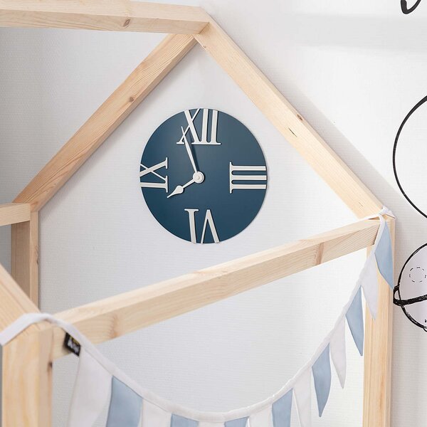 Hodiny Retro blue