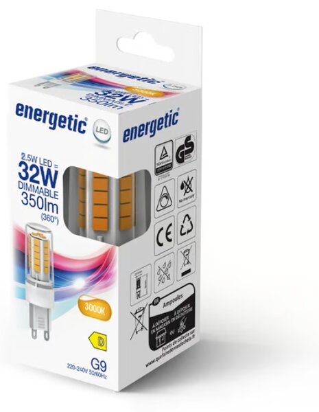 Nordlux Stmívatelná LED žárovka G9 2,5W